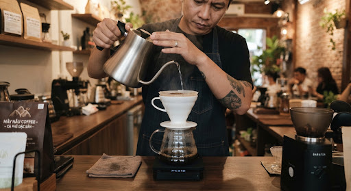 Pour Over Cầu Đất pha thủ công V60